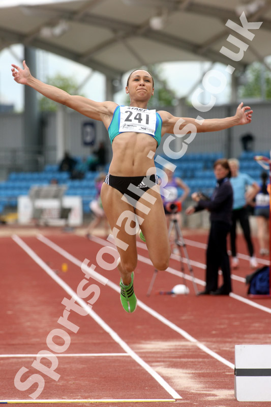 Jessica Ennis (City of Sheffield) winner of the long jump, Northern Championships, Sport City Manchester